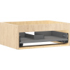 Mexen Box-A korpus skrinky pod umývadlo 60 cm, 1 zásuvka, dub - 91AX0-0600-235-1-81