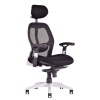 OFFICE PRO s.r.o. Kancelárske kreslo SATURN s lakťovými opierkami, čierna