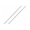 Retiazka z nerezovej ocele 1,2 a 1,5 mm metráž - 1 m 1 (1,5 mm) platina