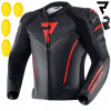 Kožená bunda Rebelhorn Fighter Black/Flo Red 60
