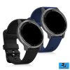 Silikónový remienok (šírka 18mm) – sada 2ks (čierna,modrá) – Garmin Venu 2S / Vivoactive 4S / Vivomove 3S / Huawei Talkband B5