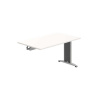 OFFICE PRO s.r.o. HOBIS kancelársky stôl jednací prídavný rovný - FJ 1400 R, biela