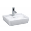 Laufen Pro - Umývadielko, 450 mm x 340 mm, biela – bez otvoru na batériu, s LCC H8119514001091