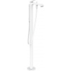 Hansgrohe Vivenis, voľnestojaca vaňová batéria do podlahy, s príslušenstvom, biela matná, HAN-75445700