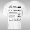 Elektrician Label - Oversize Tričko