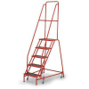 Pojazdný ocelový plošinový rebrík, 5 stupňov