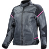 LS2 Helmets LS2 RIVA LADY JACKET BLACK DARK GREY PINK - XS