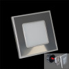 EMITHOR STEP LIGHT LED 1W,60lm,4000K,STEEL/MIRR 48304