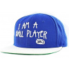 Šiltovka K1X ball player snapback cap cobalt/white/royal