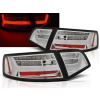 AUDI A6 08-11 SEDAN - zadné LED svetlá chrom LED BAR s dynamickým blinkerom