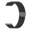 Techsuit - Watchband 18mm (W009) remienok pre Huawei Watch GT 4 (41 mm) / W1 / Honor Watch S1 / Garmin Venu 2S / Vivoactive 4S – čierny KF2331226