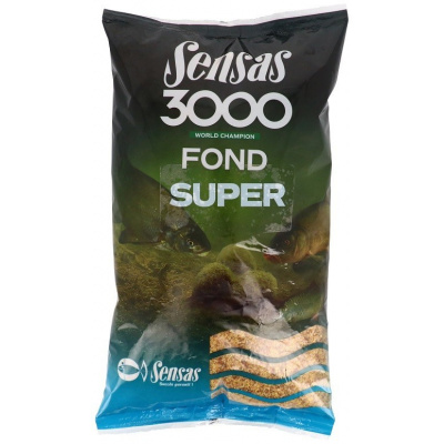 Kŕmenie Sensas 3000 Super Fond (Rieka) 1kg