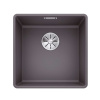Blanco Subline 400 Silgranitový drez, 43x43 cm, sivá skala 523495