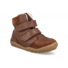 Barefoot dětské zimní boty bLIFESTYLE - Gibbon TEX wool hnědé
