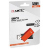USB kľúč, 128GB, USB 2.0, EMTEC C350 Brick, oranžová