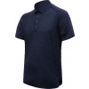 Pánské merino polo triko SENSOR Merino Active modré Velikost: XL, Barva: Modrá
