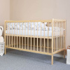 NEW BABY Detská borovicová postieľka DOMINIC prírodná 125x68x15 drevený design