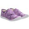 FARE KLASIK veľkosť 27, dievčenské papuče na suchý zips fialové, – ortopedická textilná obuv 4115452