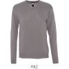 SOL's Collection Svetr Galaxy Men s V výstřihem, pletený, pánský COT259500c4302-medium grey M Šedá medium