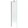 Mexen Next sprchová zástena jednodielna 50 x 150 cm, priehľadná, brúsená gun gray - 895-050-000-00-00-66