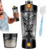 SHAKER MIXÉR NA BIELKOVINY ELEKTRICKÝ MIXÉR NA SHAK S SVETLOM + USB 550 ML