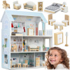 Veľký Drevený domček pre bábiky 3-poschodový Ricokids RK-878