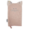 EKO Žinka bavlnená s uškami 20x15 cm Cat Rose pink