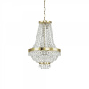 závesné svietidlo - luster Ideal lux CAESAR 114729 - transparentný / zlatá