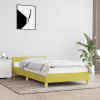 vidaXL Posteľný rám s čelom bez matraca zelený 80x200 cm látka - Zelená - 235977-248447