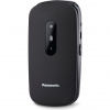 Panasonic KX-TU446 otočný telefón pre starších ľudí (prioritné hovory, podsvietené tlačidlá, dlhá výdrž batérie, odolnosť proti nárazom), čierny