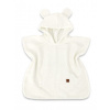 Baby Nellys Detské mušelínové pončo lux s kapucňou Teddy rýchloschnúce smotanové Veľ. 86/104
