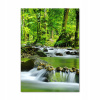 Moderný akrylový horský potok 70x100 (Foto obraz temperovaný sklenený horský potok 70x100 cm)