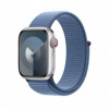 APPLE Watch Series 9 GPS + Cellular 45mm Silver Aluminium Case with Winter Blue Sport Loop