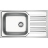 Nerezový drez s batériou STAR 860 XXL 500 x 860 mm + batéria ELKA N80