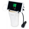 LogiLink Držiak na poháre do auta 2x USB, micro USB, LOGILINK, biely