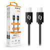 Datový kabel ALIGATOR POWER 100W, USB-C/USB-C 5A, 1,5m černý DATKP46