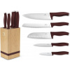 Berlingerhaus Bamboo so stojanom Leonardo 6 ks