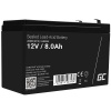 Green Cell AGM VRLA 12V 8Ah maintenance-free battery for the alarm system, cash register, toys AGM46