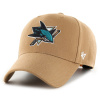 47 Brand Pánská kšiltovka San Jose Sharks NHL ’47 MVP SNAPBACK camel beige