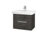 Dreja Umývadlová skrinka SOLO SZZ 55 - D16 Tmavý betón / Úchytka T01 / D16 Tmavý betón
