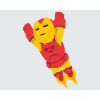 Vymalujsisam.sk Maľovanie podľa čísiel - Iron Man I Veľkosť: 40x50cm, Rám: Bez rámu, iba zrolované plátno