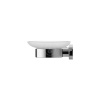 DURAVIT D-Code mydlovnička s držiakom, ľavá, mliečne sklo/chróm, 0099171000