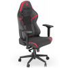 Endorfy herní židle Scrim RD/kůže + textil/červenočerná