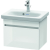 DURAVIT DuraStyle závesná skrinka pod umývadlo Compact, 1 zásuvka, 500 x 368 x 398 mm, biela vysoký lesk, DS630302222