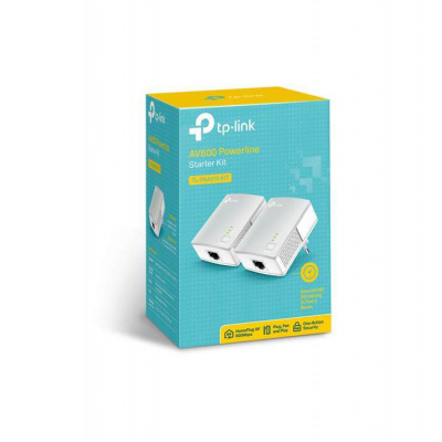 tp-link TL-PA4010 KIT, "AV600 Powerline Starter KitKIT: 2× TL-PA4010SPEED: 600 Mbps PowerlineSPEC: Qualcomm CPU, 1× 1 (TL-PA4010 KIT)