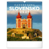 Nástenný kalendár Čarokrásne Slovensko 2027, 30 x 34 cm - autor neuvedený