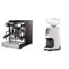 Rocket Espresso Appartamento TCA, black/copper + Eureka Atom 60, white