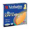 Verbatim DVD+RW Colour bez možnosti potisku 43297 4.7GB 4x slim box 5-pack
