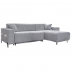 MID.YOU ROHOVÁ SEDACIA SÚPRAVA, textil, svetlosivá - Online Only obývacie izby - 001454003102