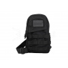 Batoh CROSSBODY s MOLLE väzbou - čierny